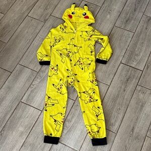 Yellow Pikachu Kids One Piece